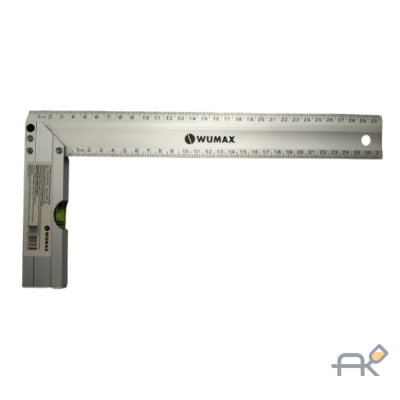 Угольник строительный алюминиевый. 300 мм. WUMAX 1714655300